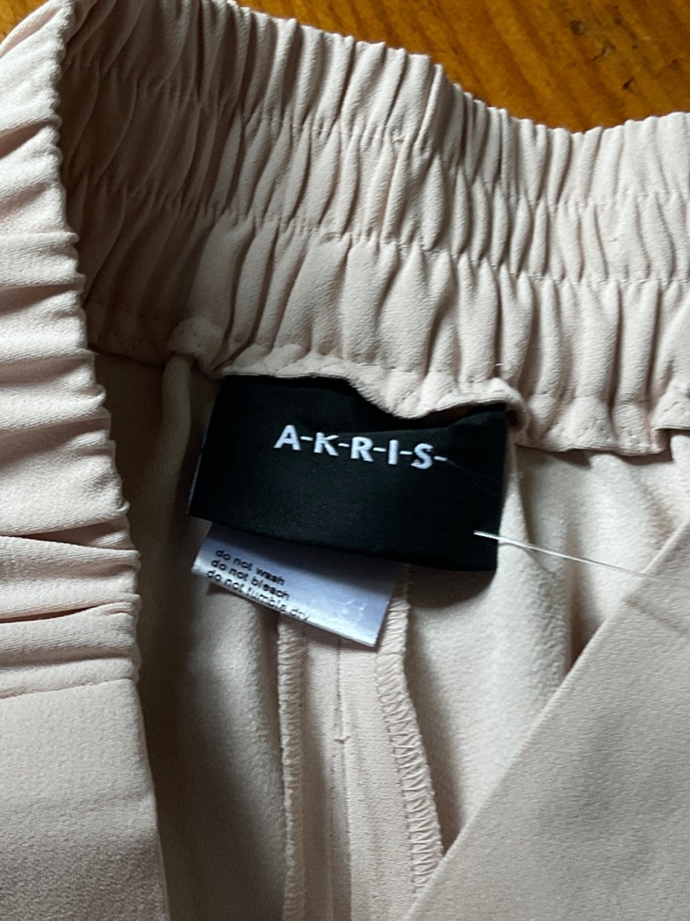 AKRIS Chris Tapered Pants Size 6‎ minimalist color pink beige  $1250 - Picture 10 of 13